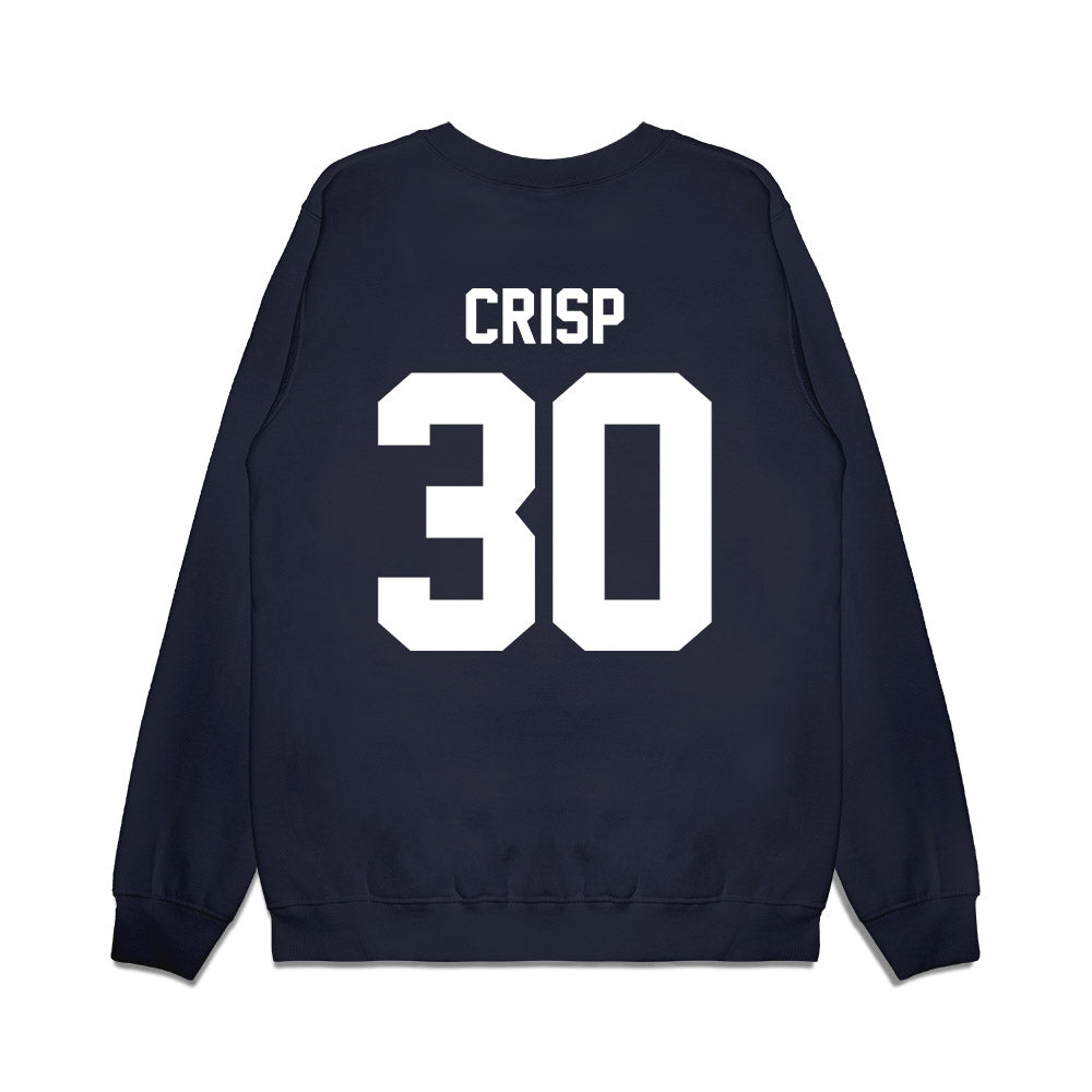 Liberty - NCAA Football : Ethan Crisp - Vintage Helmet Premium Crewneck Sweatshirt-1