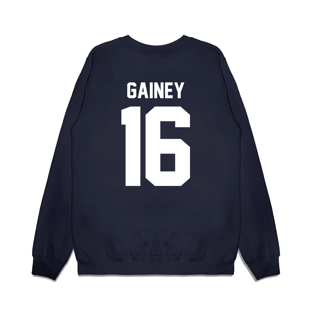 Liberty - NCAA Football : Tyrell Gainey - Vintage Helmet Premium Crewneck Sweatshirt-1