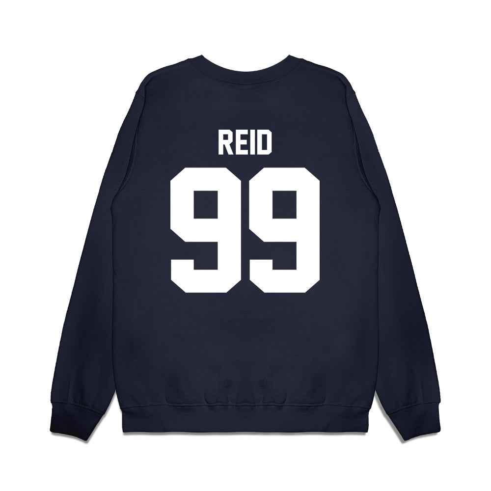 Liberty - NCAA Football : Xavier Reid - Vintage Helmet Premium Crewneck Sweatshirt-1