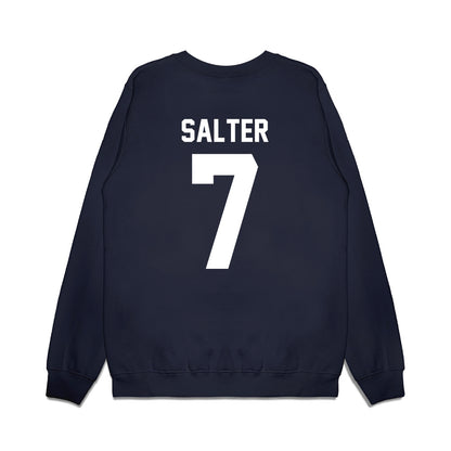 Liberty - NCAA Football : Kaidon Salter - Vintage Helmet Premium Crewneck Sweatshirt-1