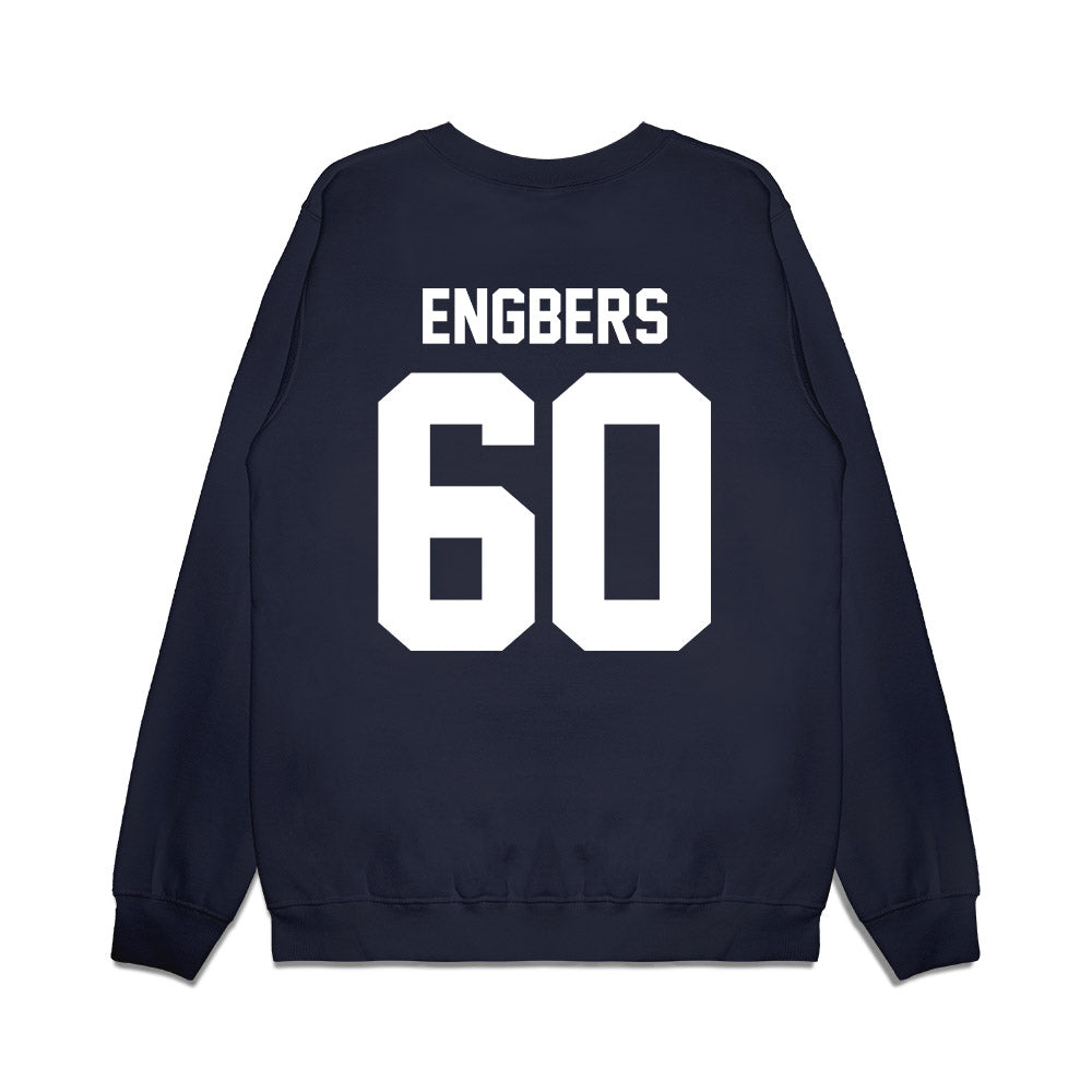 Liberty - NCAA Football : Joep Engbers - Vintage Helmet Premium Crewneck Sweatshirt-1