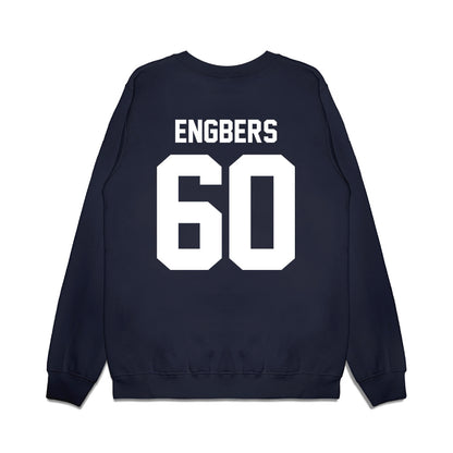 Liberty - NCAA Football : Joep Engbers - Vintage Helmet Premium Crewneck Sweatshirt-1