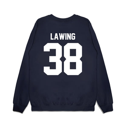 Liberty - NCAA Football : Tre Lawing - Vintage Helmet Premium Crewneck Sweatshirt-1