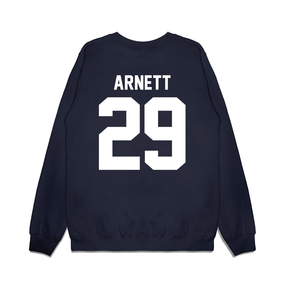 Liberty - NCAA Football : Tony Arnett - Vintage Helmet Premium Crewneck Sweatshirt-1