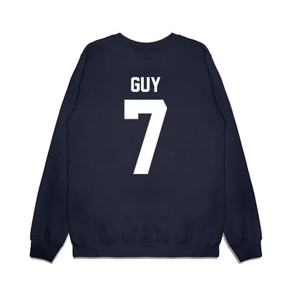 Liberty - NCAA Football : Izaiah Guy - Vintage Helmet Premium Crewneck Sweatshirt-1
