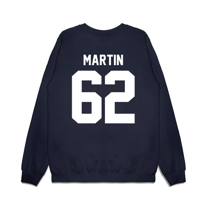 Liberty - NCAA Football : Blake Martin - Vintage Helmet Premium Crewneck Sweatshirt-1