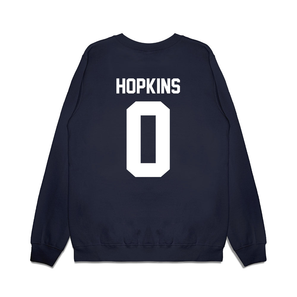 Liberty - NCAA Football : D-Icey Hopkins - Vintage Helmet Premium Crewneck Sweatshirt-1