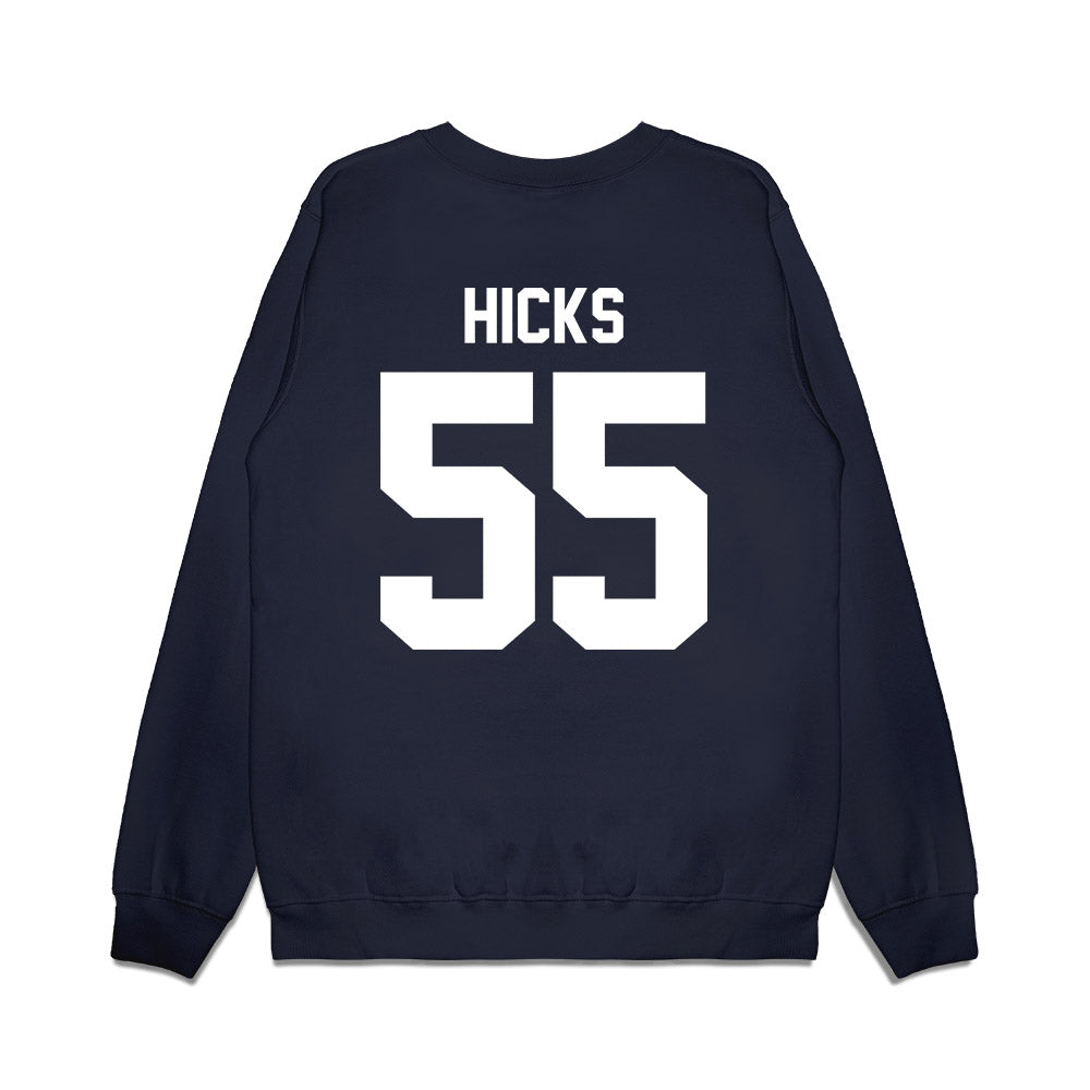 Liberty - NCAA Football : Henry Hicks - Vintage Helmet Premium Crewneck Sweatshirt-1