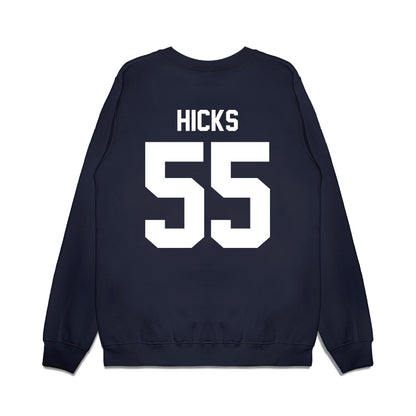 Liberty - NCAA Football : Henry Hicks - Vintage Helmet Premium Crewneck Sweatshirt-1