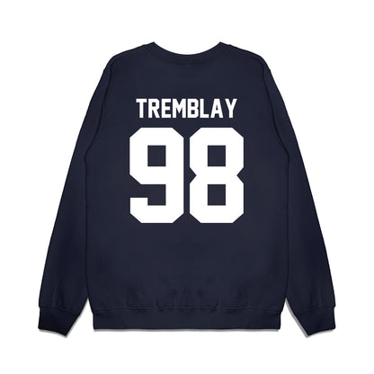 Liberty - NCAA Football : Austin Tremblay - Vintage Helmet Premium Crewneck Sweatshirt-1