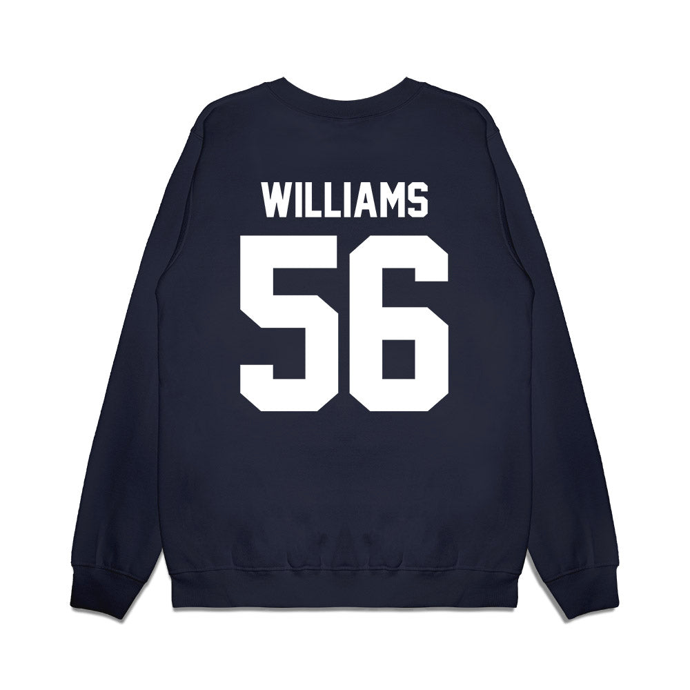 Liberty - NCAA Football : Christian Williams - Vintage Helmet Premium Crewneck Sweatshirt-1