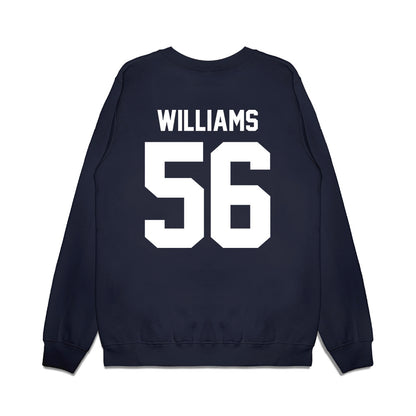 Liberty - NCAA Football : Christian Williams - Vintage Helmet Premium Crewneck Sweatshirt-1