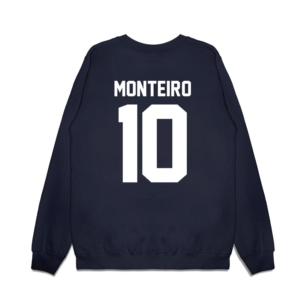 Liberty - NCAA Football : Jon Monteiro - Vintage Helmet Premium Crewneck Sweatshirt-1