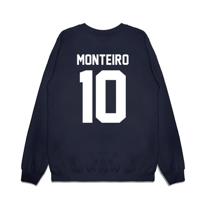 Liberty - NCAA Football : Jon Monteiro - Vintage Helmet Premium Crewneck Sweatshirt-1