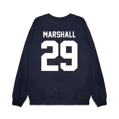 Liberty - NCAA Football : Justin Marshall - Vintage Helmet Premium Crewneck Sweatshirt-1