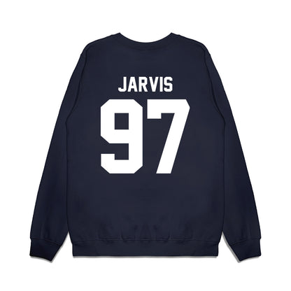 Liberty - NCAA Football : Mike Jarvis - Vintage Helmet Premium Crewneck Sweatshirt-1