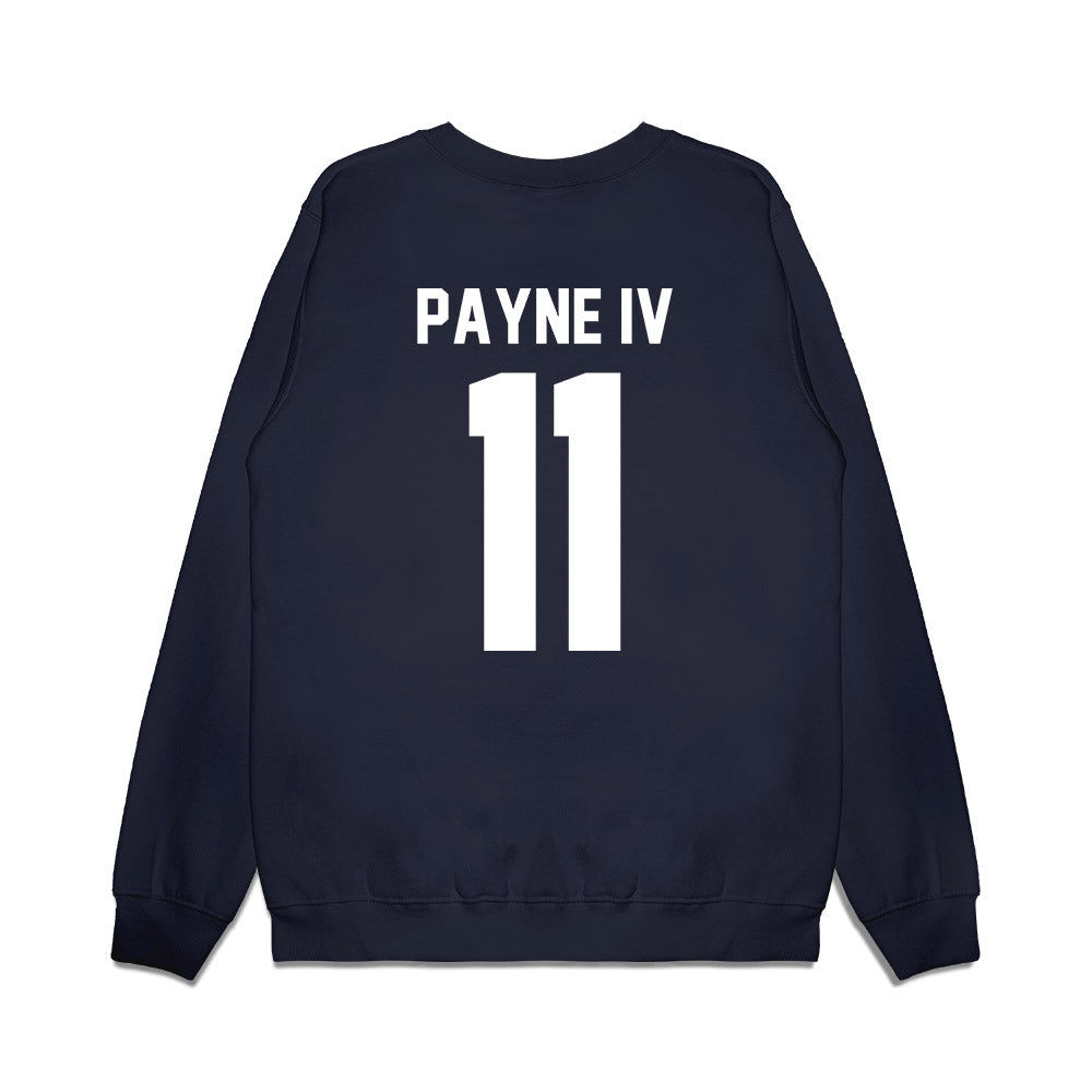 Liberty - NCAA Football : Lorenzo Payne IV - Vintage Helmet Premium Crewneck Sweatshirt-1