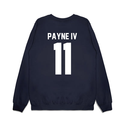 Liberty - NCAA Football : Lorenzo Payne IV - Vintage Helmet Premium Crewneck Sweatshirt-1