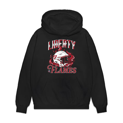 Liberty - NCAA Football : Joep Engbers - Vintage Helmet Premium Hooded Sweatshirt-0