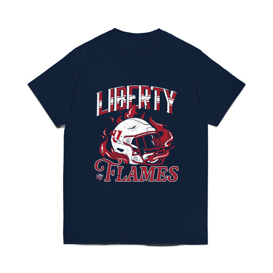 Liberty - NCAA Football : Joseph Morris - Vintage Helmet Comfort Colors T-Shirt-0