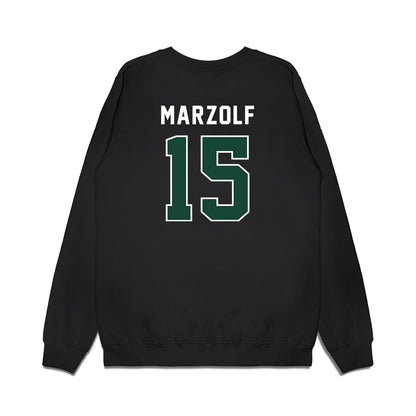 Ohio - NCAA Football : William Marzolf - Vintage Helmet Premium Crewneck Sweatshirt-1