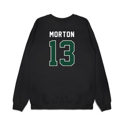 Ohio - NCAA Football : DJ Morton - Vintage Helmet Premium Crewneck Sweatshirt-1