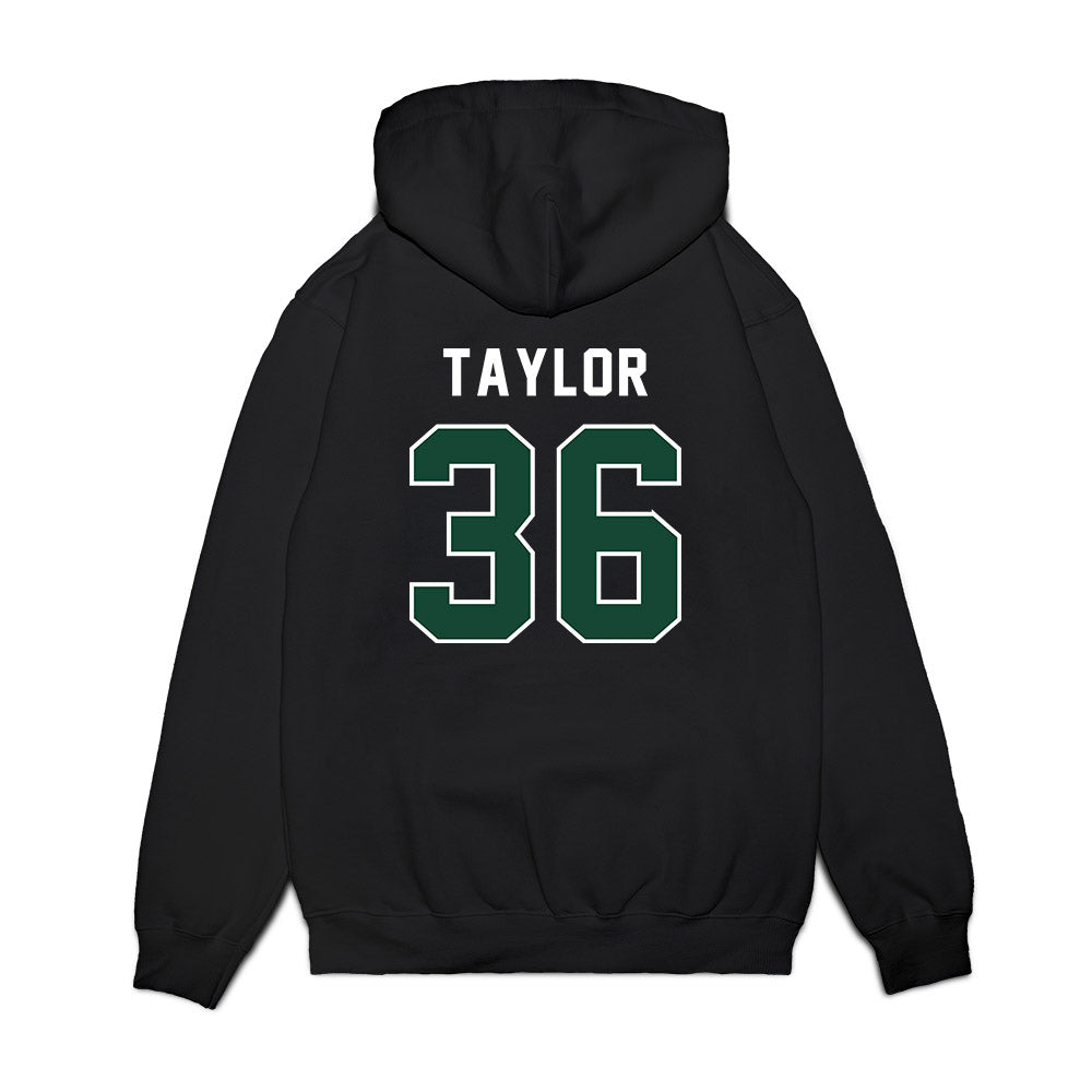 Ohio - NCAA Football : Malachi Taylor - Vintage Helmet Premium Hooded Sweatshirt-1