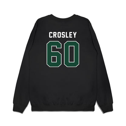 Ohio - NCAA Football : Colton Crosley - Vintage Helmet Premium Crewneck Sweatshirt-1