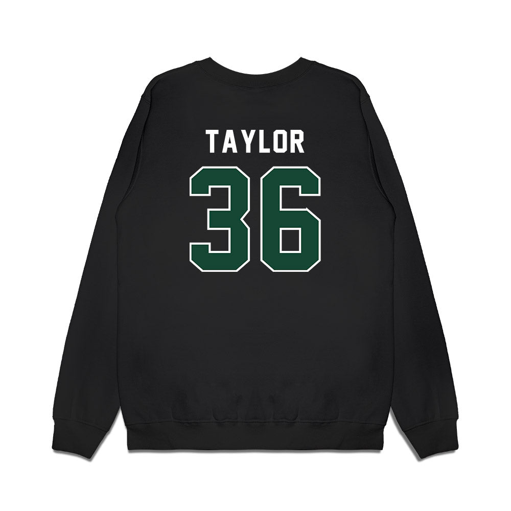 Ohio - NCAA Football : Malachi Taylor - Vintage Helmet Premium Crewneck Sweatshirt-1