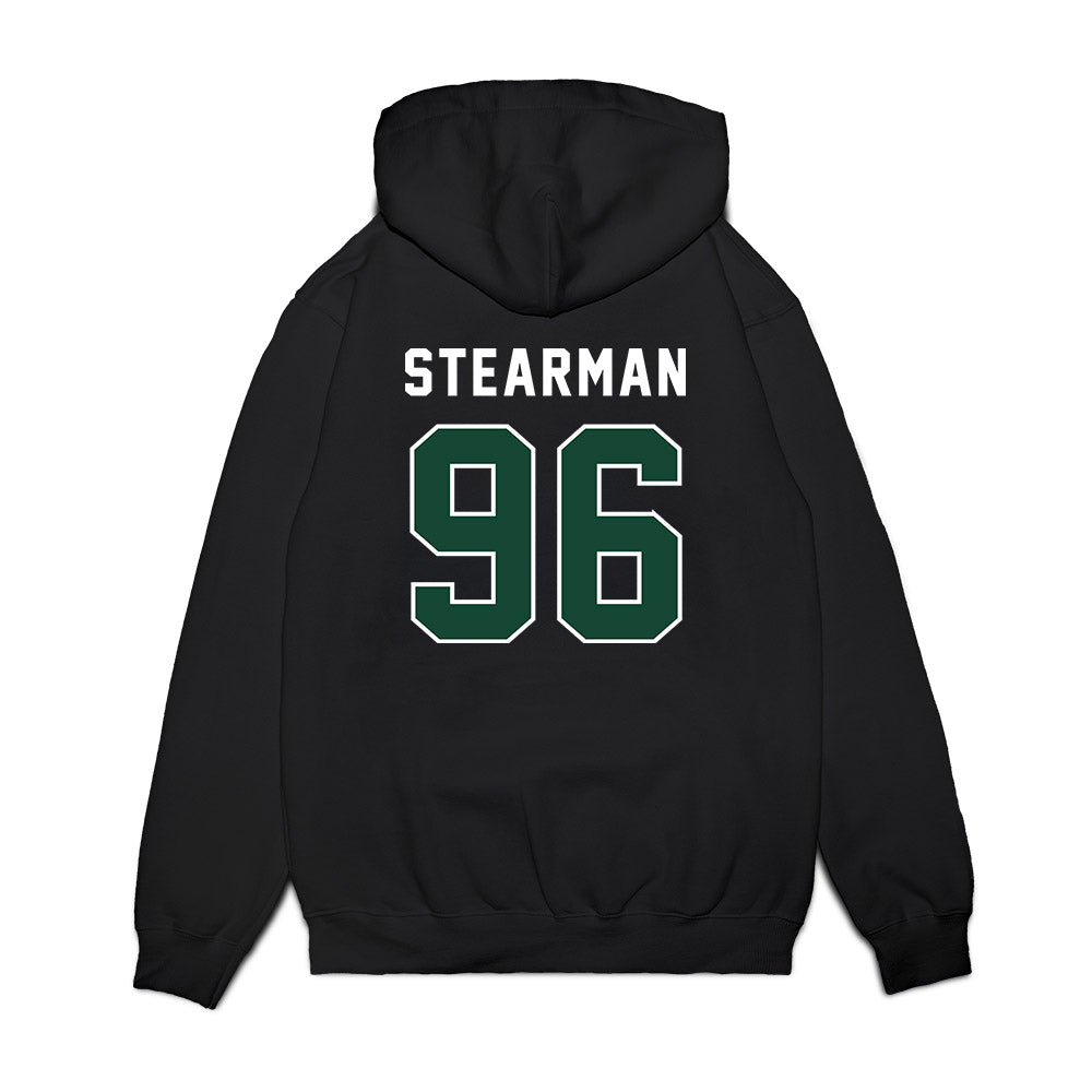 Ohio - NCAA Football : Tyler Stearman - Vintage Helmet Premium Hooded Sweatshirt-1