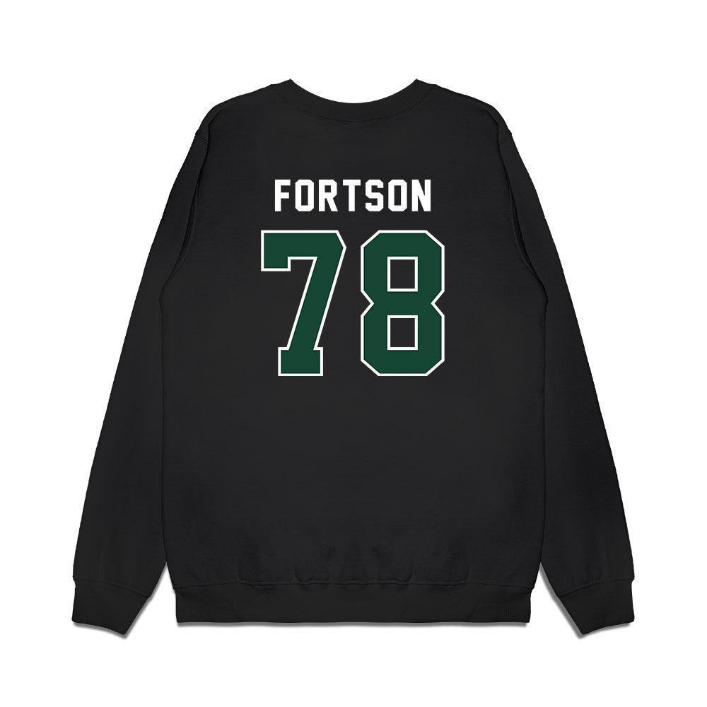 Ohio - NCAA Football : Danny Fortson - Vintage Helmet Premium Crewneck Sweatshirt-1