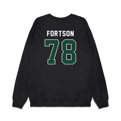 Ohio - NCAA Football : Danny Fortson - Vintage Helmet Premium Crewneck Sweatshirt-1