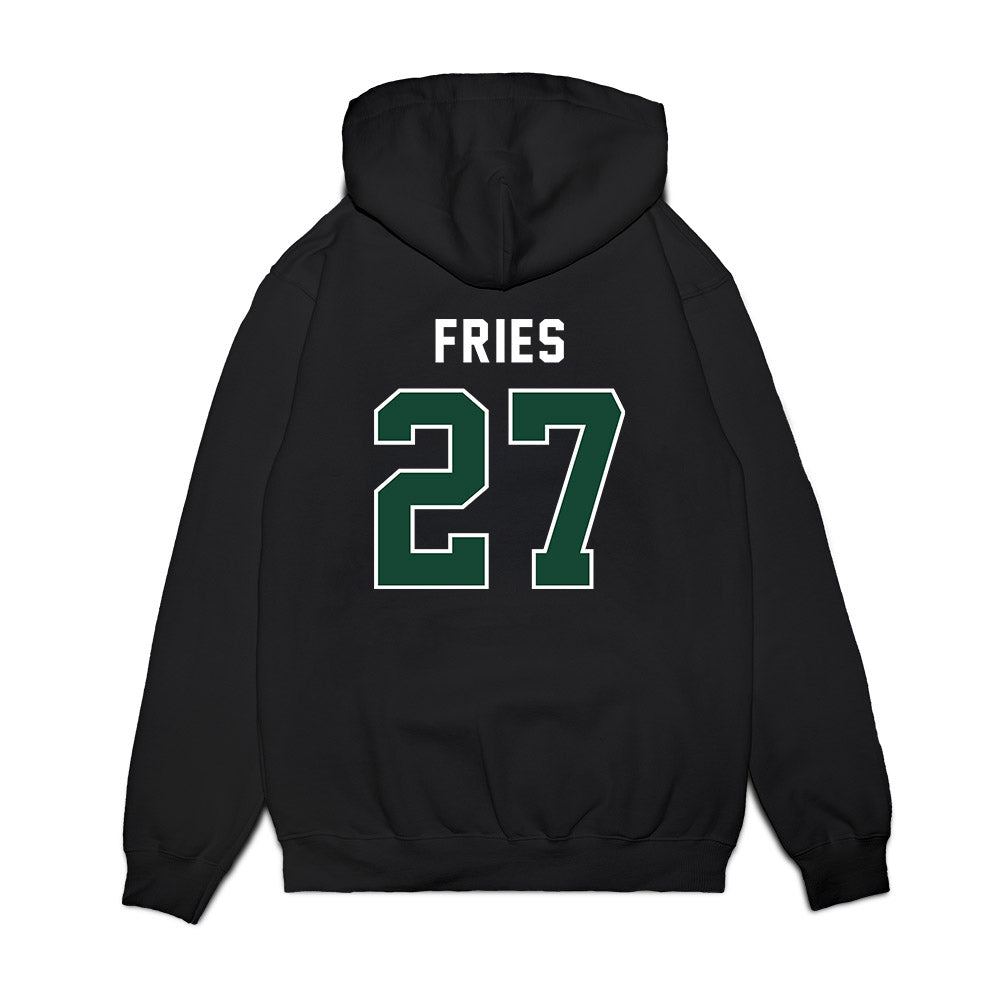 Ohio - NCAA Football : Jack Fries - Vintage Helmet Premium Hooded Sweatshirt-1