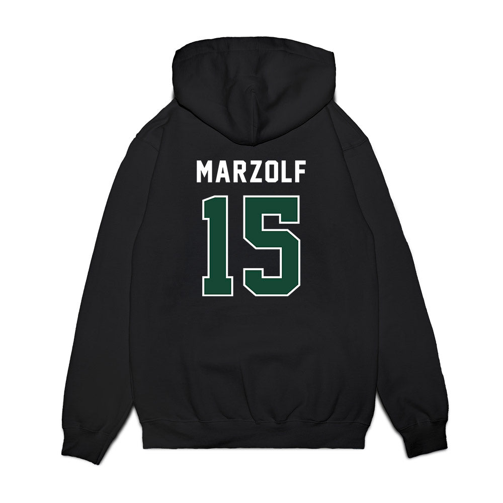 Ohio - NCAA Football : William Marzolf - Vintage Helmet Premium Hooded Sweatshirt-1