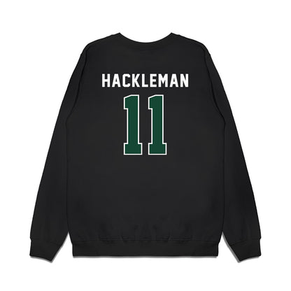 Ohio - NCAA Football : Zach Hackleman - Vintage Helmet Premium Crewneck Sweatshirt-1