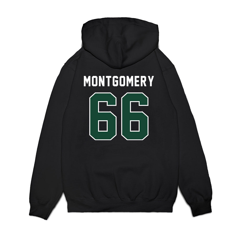 Ohio - NCAA Football : Mike Montgomery - Vintage Helmet Premium Hooded Sweatshirt-1