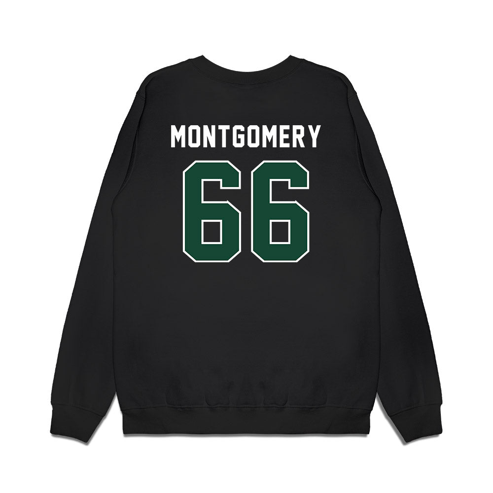Ohio - NCAA Football : Michael Montgomery - Vintage Helmet Premium Crewneck Sweatshirt-1