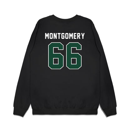 Ohio - NCAA Football : Michael Montgomery - Vintage Helmet Premium Crewneck Sweatshirt-1