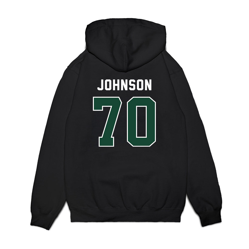 Ohio - NCAA Football : Joshua Johnson - Vintage Helmet Premium Hooded Sweatshirt-1