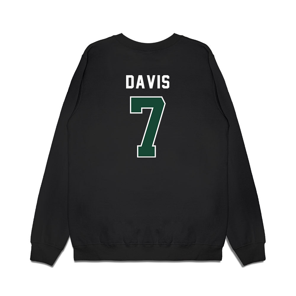 Ohio - NCAA Football : Levi Davis - Vintage Helmet Premium Crewneck Sweatshirt-1
