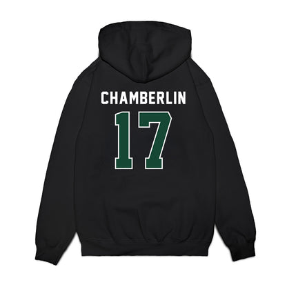 Ohio - NCAA Football : Caleb Chamberlin - Vintage Helmet Premium Hooded Sweatshirt-1