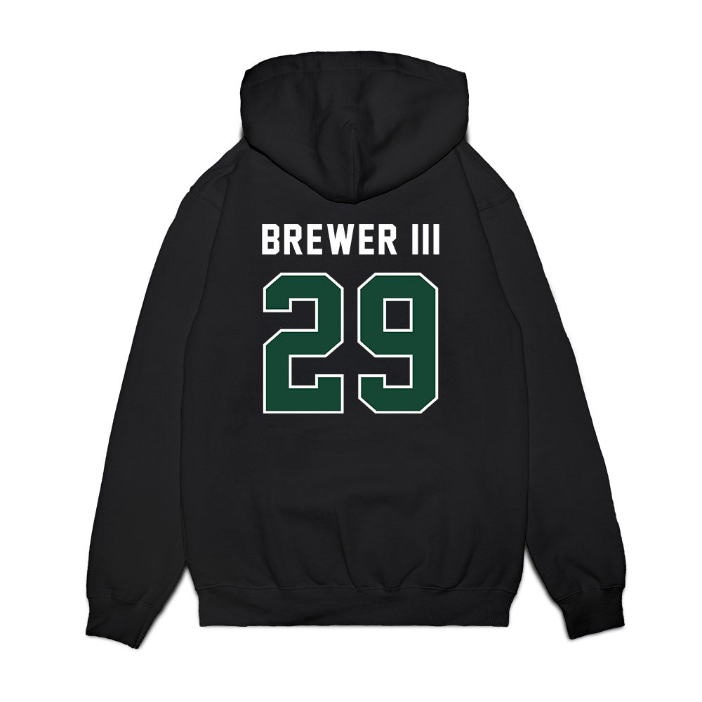 Ohio - NCAA Football : James Brewer III - Vintage Helmet Premium Hooded Sweatshirt-1