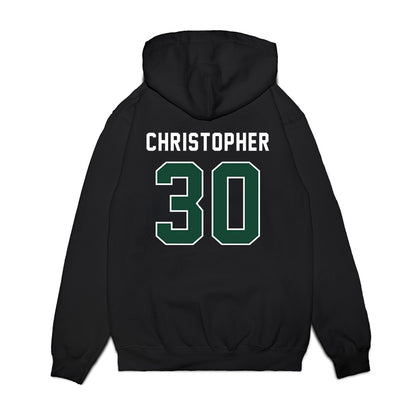 Ohio - NCAA Football : Charlie Christopher - Vintage Helmet Premium Hooded Sweatshirt-1
