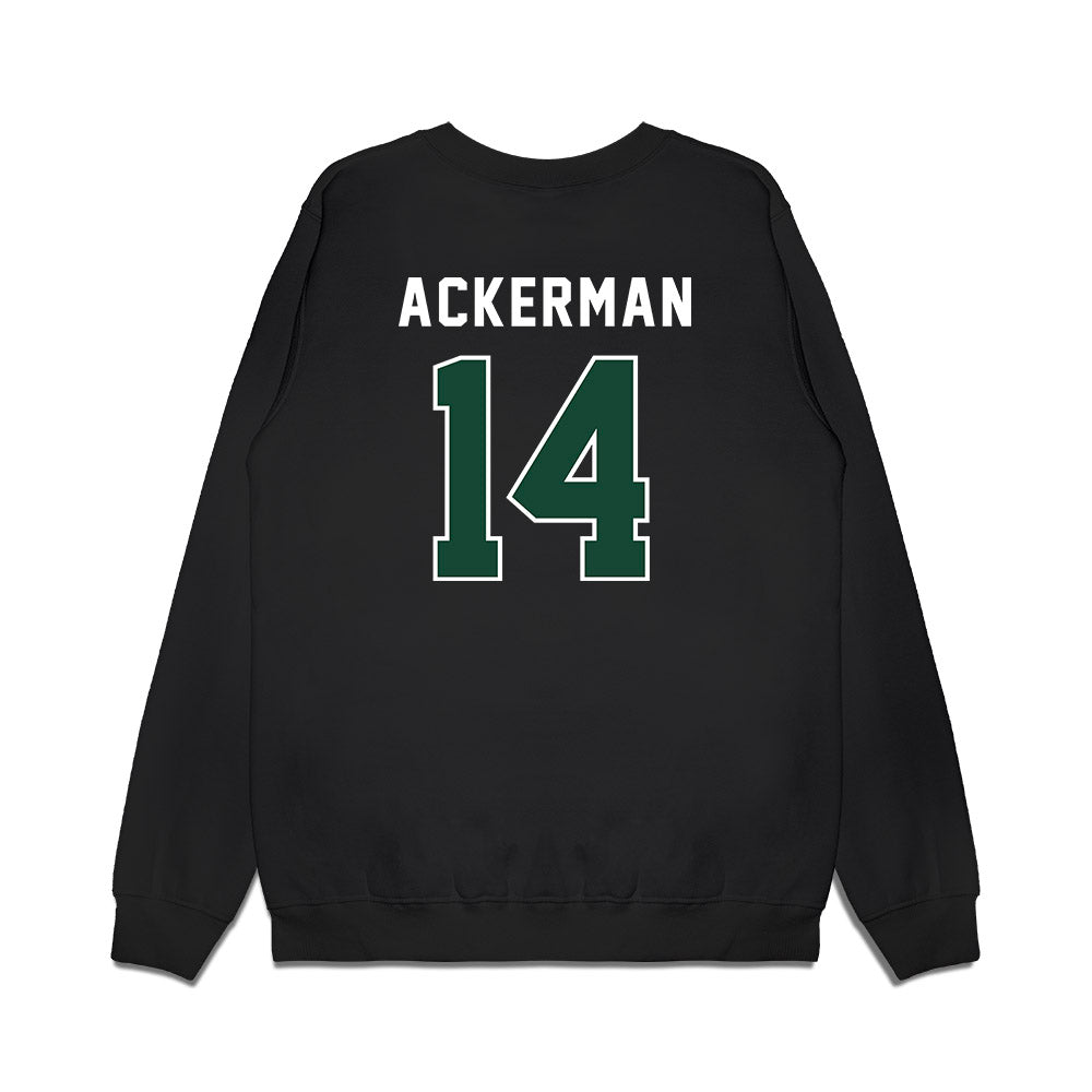 Ohio - NCAA Football : Ike Ackerman - Vintage Helmet Premium Crewneck Sweatshirt-1