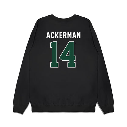 Ohio - NCAA Football : Ike Ackerman - Vintage Helmet Premium Crewneck Sweatshirt-1