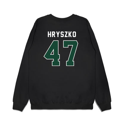 Ohio - NCAA Football : Will Hryszko - Vintage Helmet Premium Crewneck Sweatshirt-1
