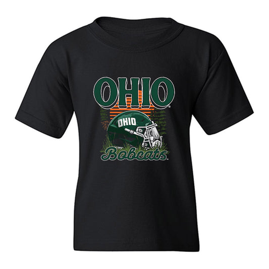 Ohio - NCAA Football : Marcus Cain - Vintage Helmet Youth T-Shirt-0