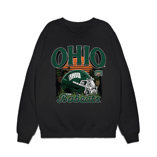 Ohio - NCAA Football : Kindall Brown - Vintage Helmet Premium Crewneck Sweatshirt-0