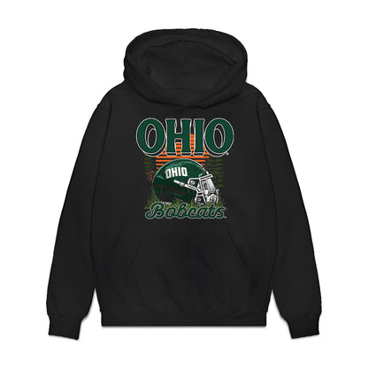 Ohio - NCAA Football : Joshua Johnson - Vintage Helmet Premium Hooded Sweatshirt-0