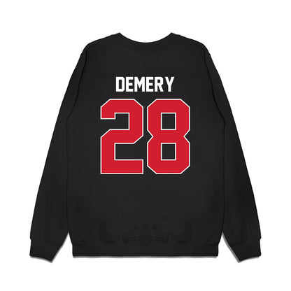 Arkansas State - NCAA Football : Daniel Demery - Vintage Helmet Premium Crewneck Sweatshirt-1